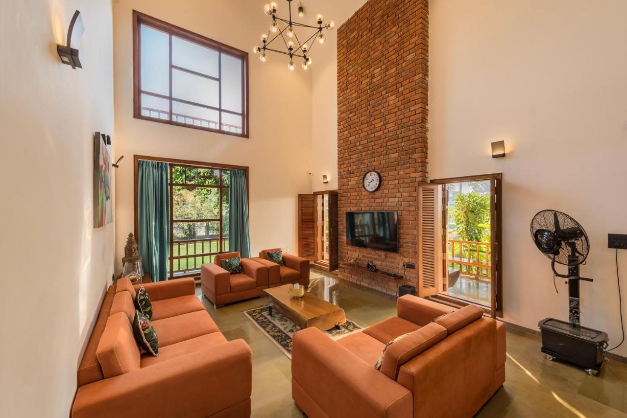 Saffronstays Happy Fields, Pune - Luxury Farmstay With Farm To Table Food Exterior foto